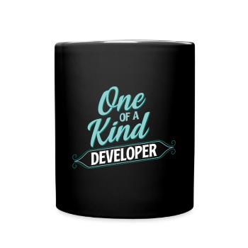 Developer of unique development - Full Colour Mug - black - Front