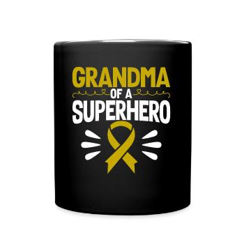 Soutien au cancer infantile Cancer chez les enfants - Mug uni - noir - Devant