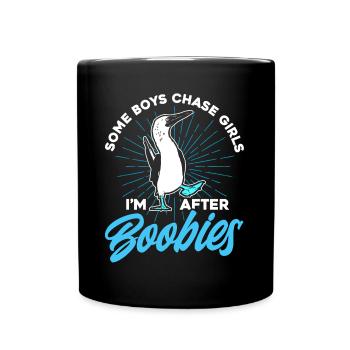 Birdwatcher Seabird Boobie Cadeau - Mug uni - noir - Devant
