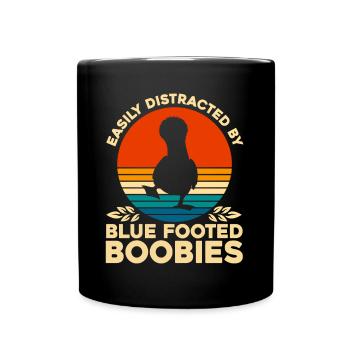 Seabird Blue-footed Gannet Birdwatcher Cadeau - Mug uni - noir - Devant