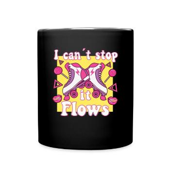 Je ne peux pas arrêter ça coule Roller Skates Roller Skating - Mug uni - noir - Devant