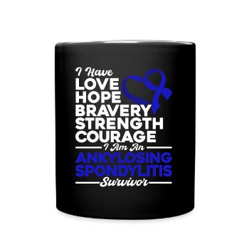 Spondylarthrite ankylosante Conscience Spondylarthrite ank - Mug uni - noir - Devant