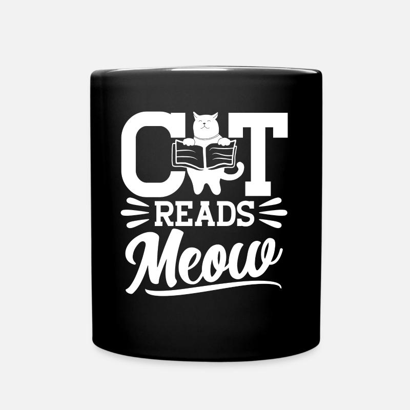 Katze Katzen Liebhaber Katzenmama Geschenk - Tasse einfarbig - Schwarz