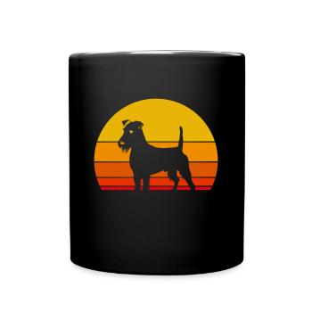 Irish Terrier - Full Colour Mug - black - Front