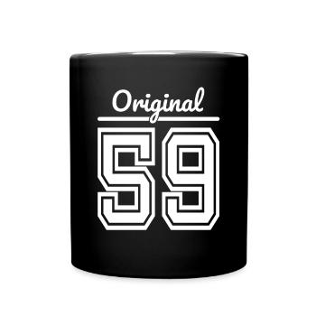 1959 Year of birth, year of birth / 59th birthday, age - Full Colour Mug - black - Front