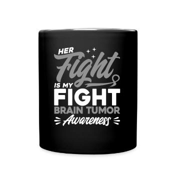 Brain Tumor Survivor Brain Tumor Support Hir - Full Colour Mug - black - Front
