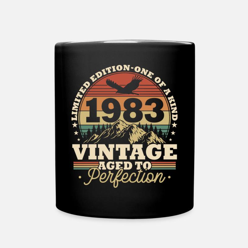 Cadeau d’anniversaire vintage 1983 - Mug uni - noir