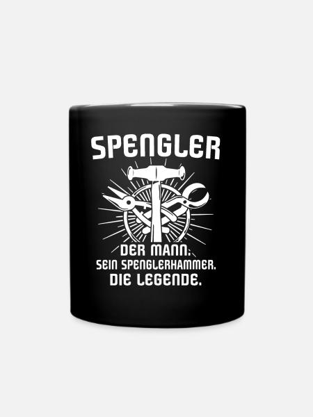 Spengler Beruf Karosseriespengler Sprüche - Tasse einfarbig - Schwarz