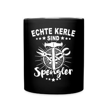 Spengler Beruf Karosseriespengler Sprüche - Tasse einfarbig - Schwarz - Vorne