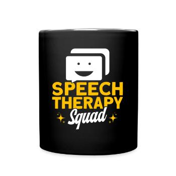 SLP Speech Therapist Therapy Assistant Gift - Full Colour Mug - black - Front