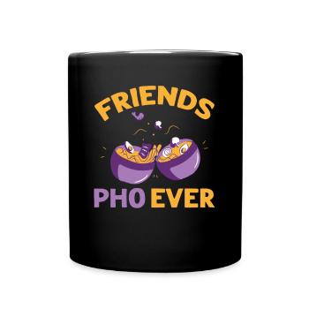 Amis Pho-Ever Amitié Pho Soupes - Mug uni - noir - Devant