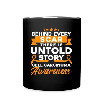Carcinome cellulaire Carcinome à cellules de combat Cellule survivante - Mug uni - noir - Devant