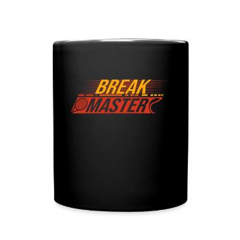 Tennis Art Break Master Raquette Sport Idée cadeau - Mug uni - noir - Devant