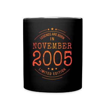 Birthday November 2005 Limited Edition Vintage - Full Colour Mug - black - Front