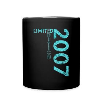 Limited Edition 2007 Birthday Year 2007 - Full Colour Mug - black - Front