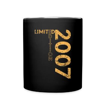 Limited Edition 2007 Birthday Year 2007 - Full Colour Mug - black - Front