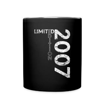 Limited Edition 2007 Birthday Vintage 2007 - Full Colour Mug - black - Front