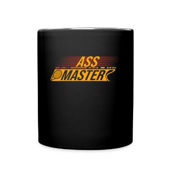 Tennis Art Ass Master Racket Sport Gift Idea - Tasse einfarbig - Schwarz - Vorne
