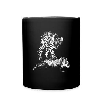 Ocelot - Full Colour Mug - black - Front