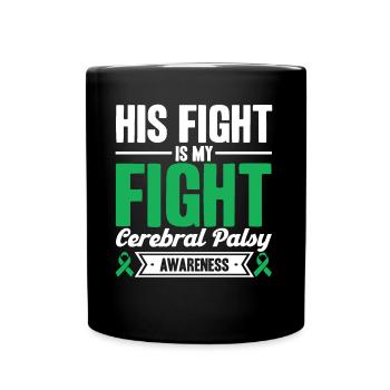 Cerebral palsy consciousness Cerebral palsy Un - Full Colour Mug - black - Front