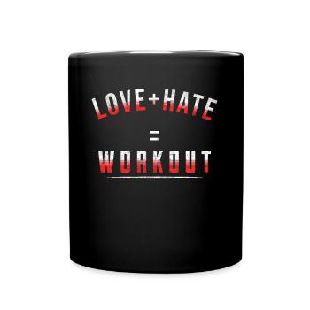 Cadeau pour sportif Workout WOD Musculation Sport - Mug uni - noir - Devant