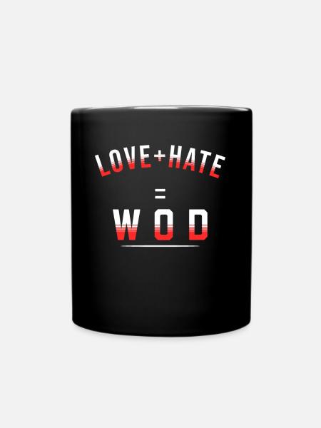 Cadeau pour sportif Workout WOD Musculation Sport - Mug uni - noir