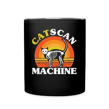 Katzen Sprüche Katzen Liebhaber Katzeneltern Gesch - Tasse einfarbig - Schwarz - Vorne