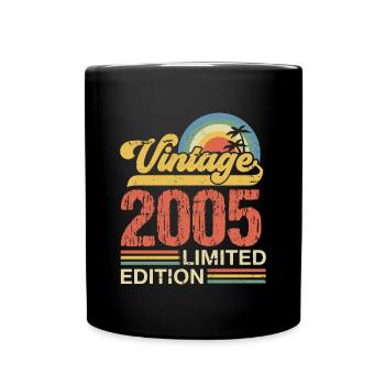 Limited Edition 2005 Birthday Year 2005 - Full Colour Mug - black - Front