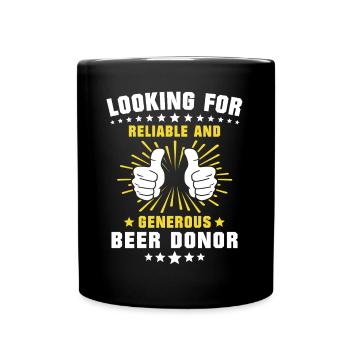 Dictons de bière Toasts Amateurs de bière - Mug uni - noir - Devant