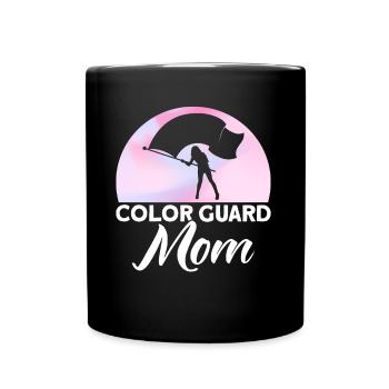 Color Guard Mom Flag Guard Cadeau - Mug uni - noir - Devant