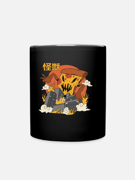 Cheval Géant Coucher de Soleil Japonais - Mug uni - noir