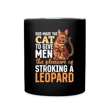 Bengal Cat Race Léopard Pet Cadeau - Mug uni - noir - Devant
