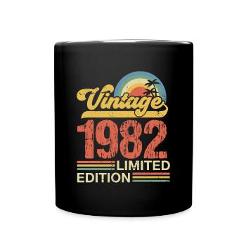 Limited Edition Vintage Birthday Vintage 1982 - Full Colour Mug - black - Front