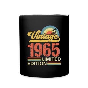 Edition Limitée Vintage Anniversaire Vintage 1965 - Mug uni - noir - Devant