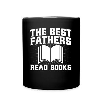 The Best Fathers Read Books Read Book Gift - Full Colour Mug - black - Front