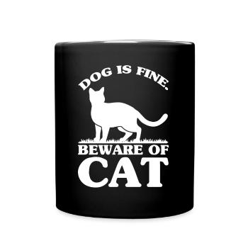 Chat Parents Chat Chats Dictons Cadeau - Mug uni - noir - Devant