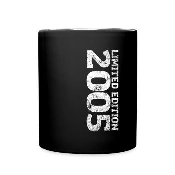 Limited Edition 2005 18. Geburtstag Geschenk - Tasse einfarbig - Schwarz - Vorne
