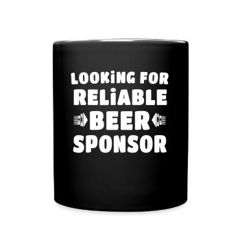 Drinking beer Drinking celebrating Beer sayings - Full Colour Mug - black - Front