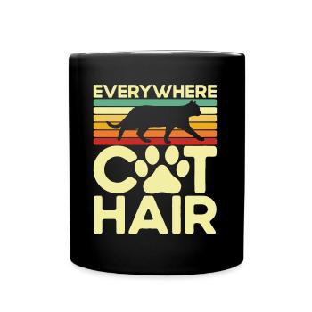 Chats amoureux chats parents chats dictons - Mug uni - noir - Devant