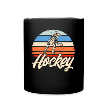 Hockey Field Hockey Gift - Full Colour Mug - black - Front