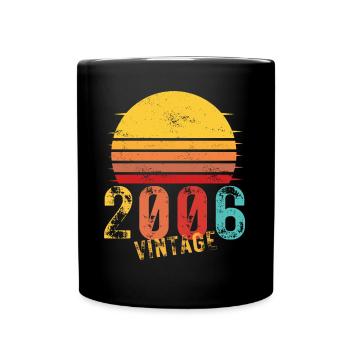 Edition Limitée Vintage Anniversaire Année 2006 - Mug uni - noir - Devant