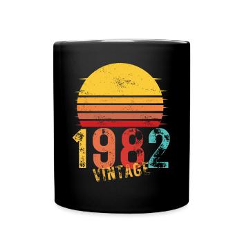 Edition Limitée Vintage Anniversaire Vintage 1982 - Mug uni - noir - Devant