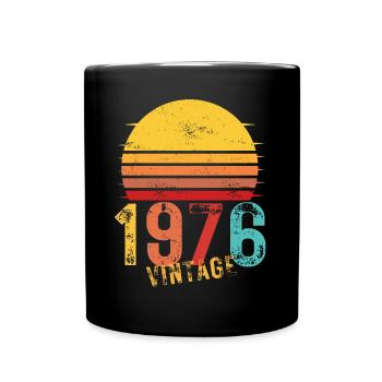 Edition Limitée Vintage Anniversaire Vintage 1976 - Mug uni - noir - Devant