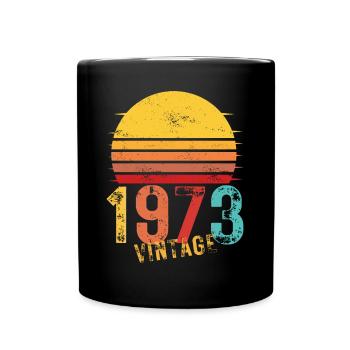 Édition Limitée Vintage Anniversaire né en 1973 - Mug uni - noir - Devant