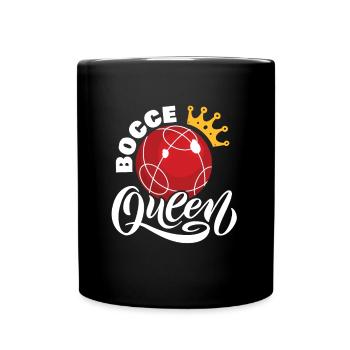 Reine de la pétanque pour tous les fans de pétanque - Mug uni - noir - Devant