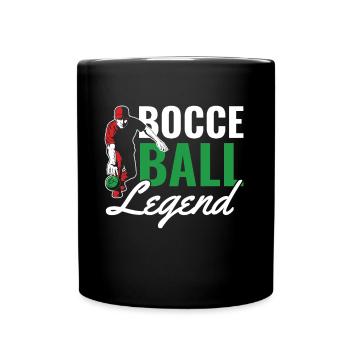 Boccia ball legend pour tous les fans de boccia ball - Mug uni - noir - Devant