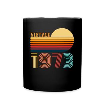 Édition Limitée Vintage Anniversaire né en 1973 - Mug uni - noir - Devant