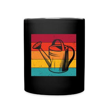 Rétro arrosoir Jardinier Jardinier Hobby Jardinier - Mug uni - noir - Devant