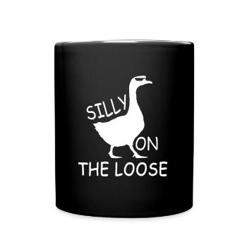 Silly goose on the loose - Full Colour Mug - black - Front