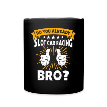 Slot Car Slotracing Slotcar - Tasse einfarbig - Schwarz - Vorne